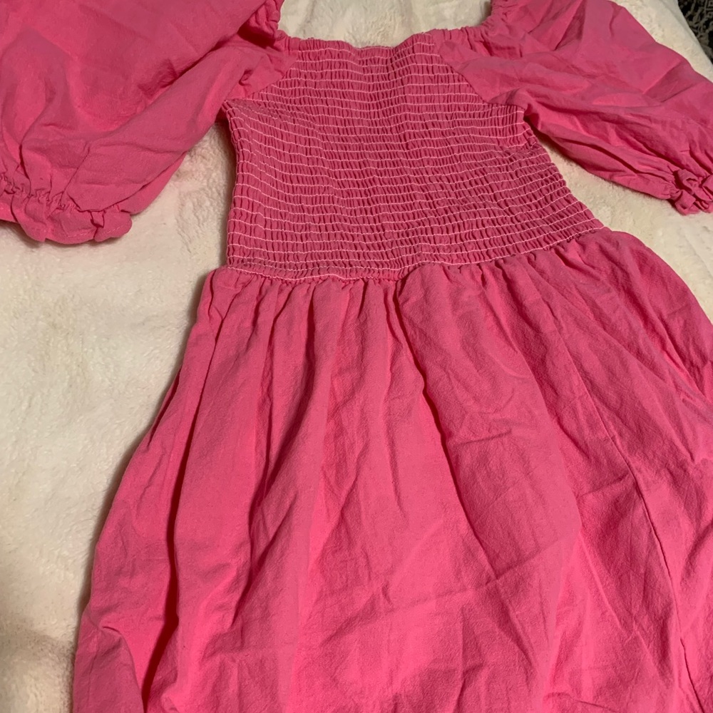 Large off shoulder peasant dress